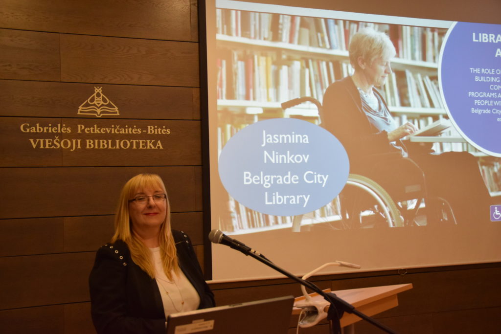 Serbijos Belgrado miesto bibliotekos direktorė J. Ninkov