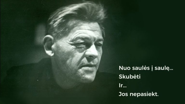 Paulius Širvys, viršelyje panaudota A. Sutkaus nuotr. iš Maironio lietuvių literatūros muziejaus archyvo.