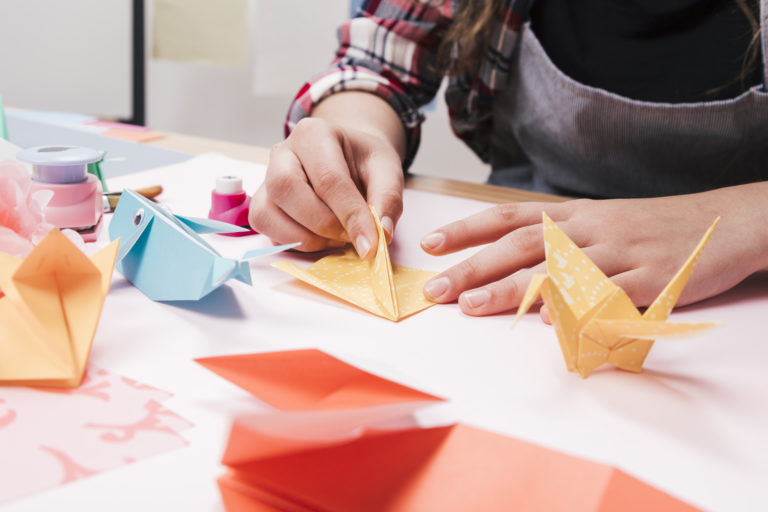 A persona folding paper crafts