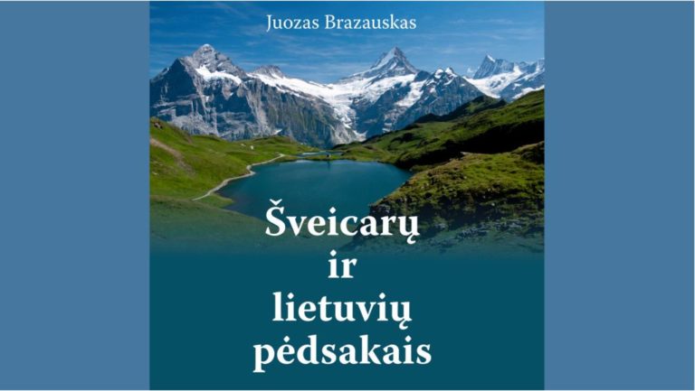 Knygos „Šveicarų ir lietuvių pėdsakais“ viršelis