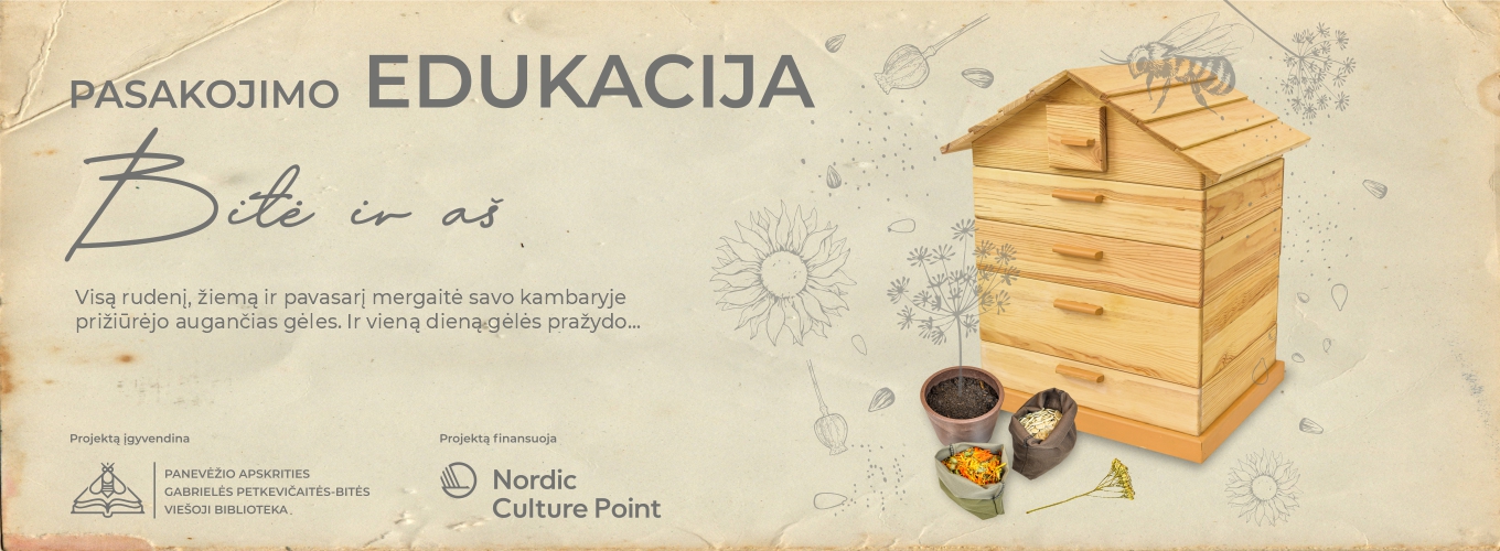 Pasakojimo edukacija „Bitė ir aš“