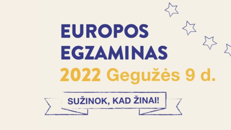 Europos egzaminas, plakatas