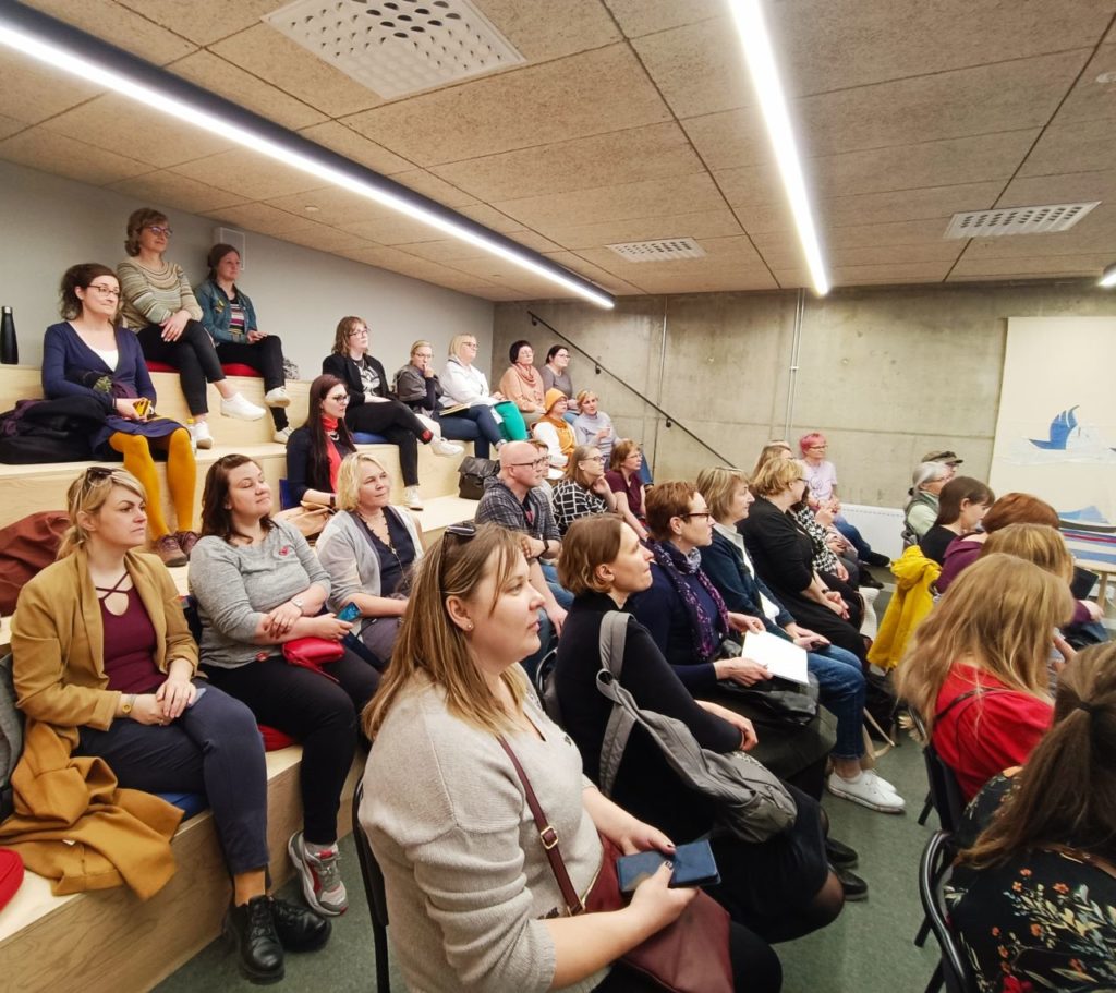 Meeting Swedish colleagues in Skelleftea City Library