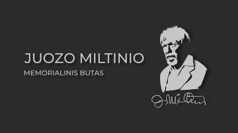 Juozo Miltinio biustas
