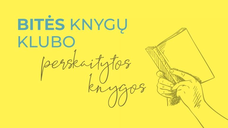 Užrašas Bitės knygų klubo perskaitytos knygos