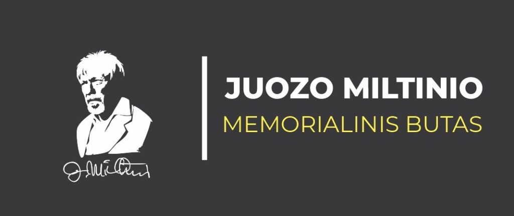 Užrašas Juozo Miltinio memorialinis butas