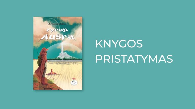 Pristatomos knygos viršelis