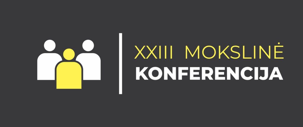 Užrašas XXIII MOKSLINĖ konferencija