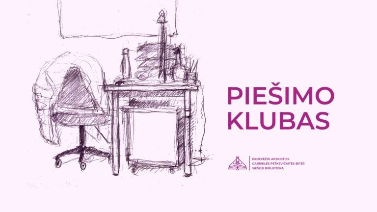 Pieštuku pieštas stalas ir kėdė
