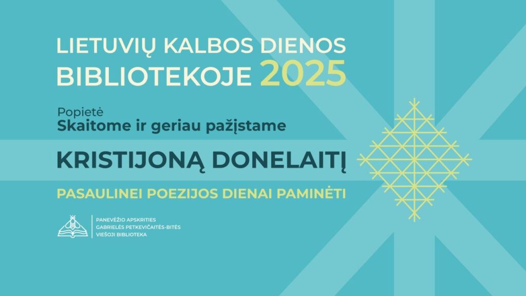Skaityti ir pažinti Kristijoną Donelaitį