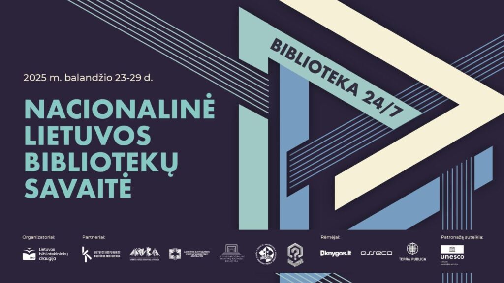 Jubiliejinė Bibliotekų savaitė „Biblioteka 24/7“