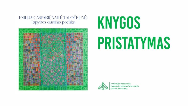 Pristatomos knygos viršelis ir knygos pavadinimas