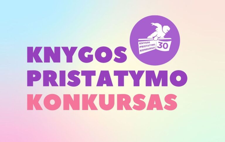 Užrašas Knygos pristatymo konkursas
