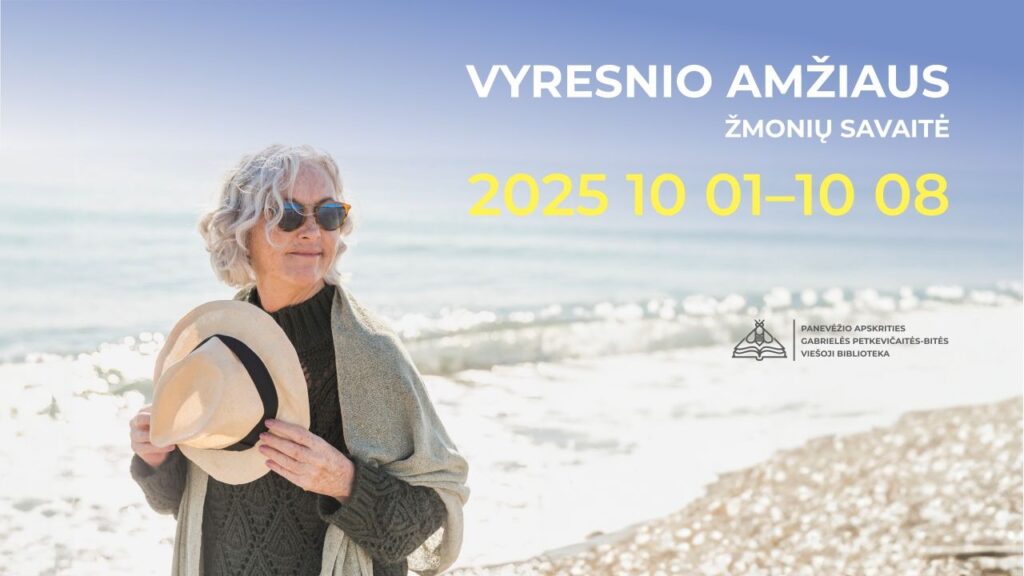 Vyresnio amžiaus žmonių savaitė bibliotekoje
