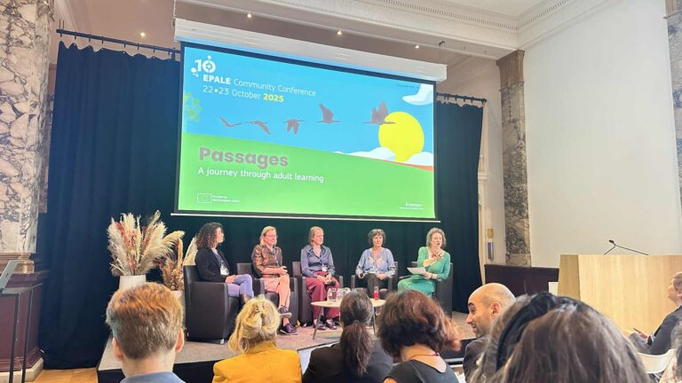 Coordinator of Adult Education Activities Virginija Švedienė participated in the EPALE (Electronic Platform for Adult Learning in Europe) Community Conference in Brussels