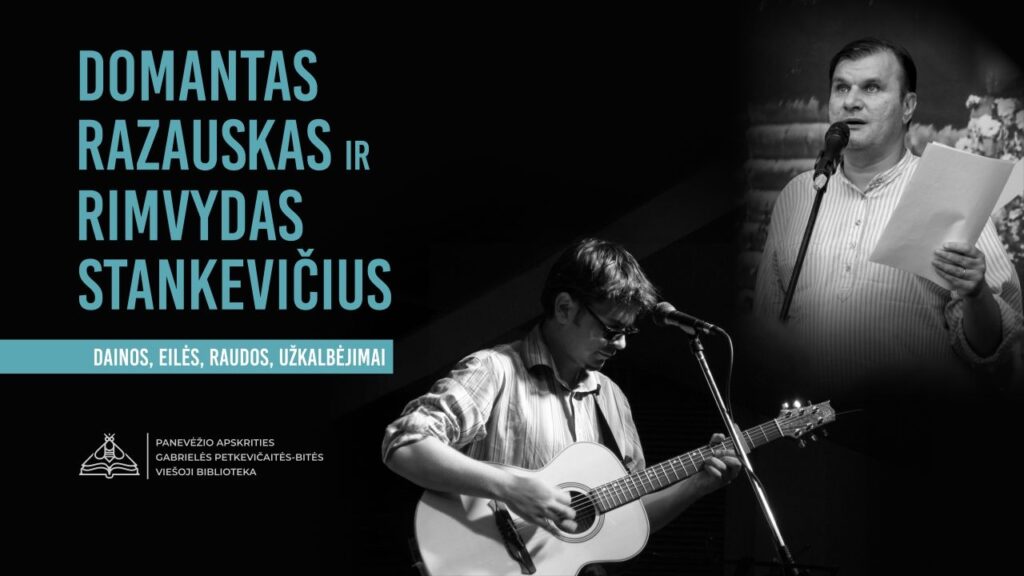 Bibliotekoje – magiškas poezijos ir muzikos vakaras