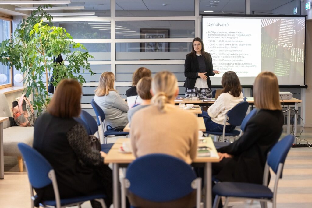 Bibliotekų specialistai stiprino kompetencijas autorių ir gretutinių teisių srityje
