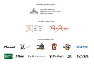 Projekto organizatorių, rėmėjų, partnerių logotipai