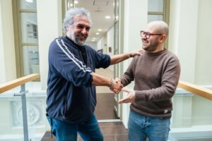 Teachers from Italy Antonio and Luca