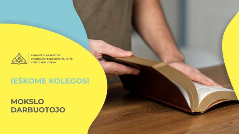 Žmogaus rankose knyga ir pozicijos pavadinimas