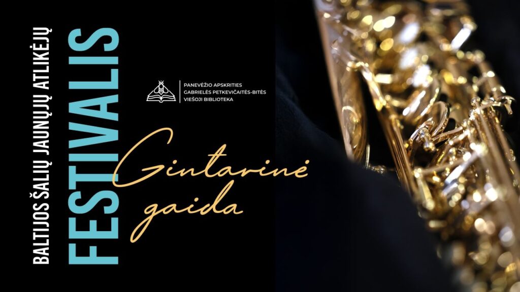 Bibliotekoje aidės „Gintarinė gaida“