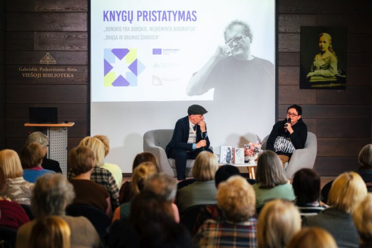 Biblioteka organizavo vakarą prisiminti filosofą, visuomenės veikėją, europarlamentarą Leonidą Donskį