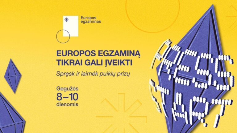 Europos egzaminas – tai trumpa ir nuotaikinga žinių apie Europos Sąjungą viktorina, vyksianti internetu gegužės 8–10 d., skirta paminėti Europos dieną, pasitikrinti žinias ir sužinoti ką nors naujo.