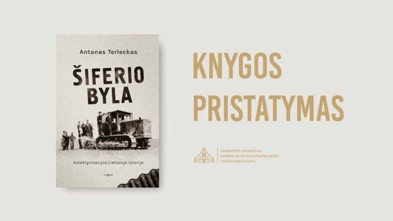 Antano Terlecko knygos „Šiferio byla” pristatymas