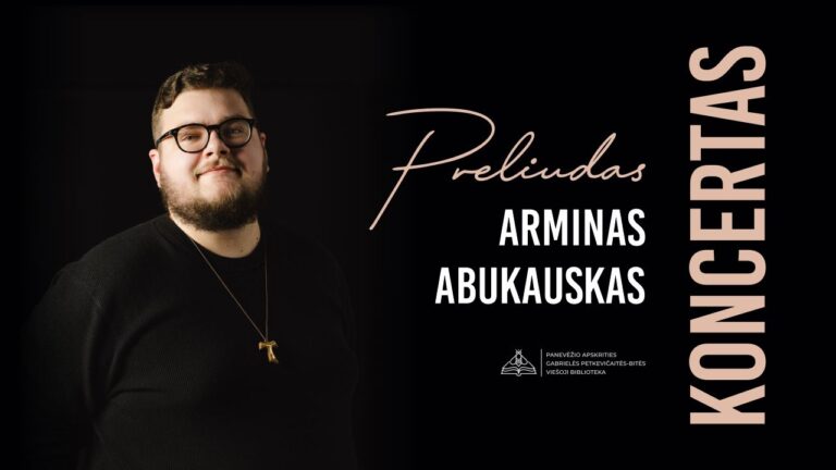 Panevėžieties pianistas Arminas Abukauskas