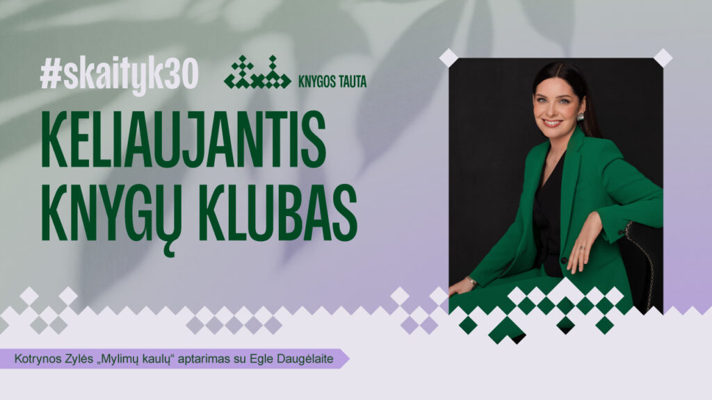 Bibliotekoje – „#Skaityk30 Keliaujančio knygų klubo“ debiutas