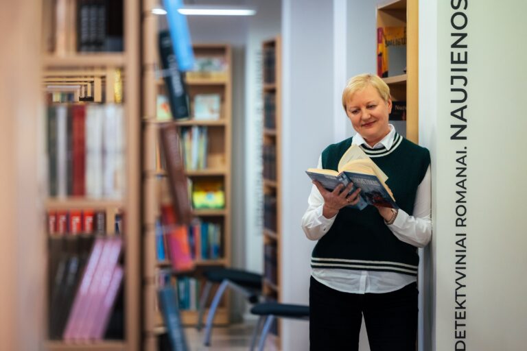 Bibliotekos klubų dalyvė Rasa Pelanienė