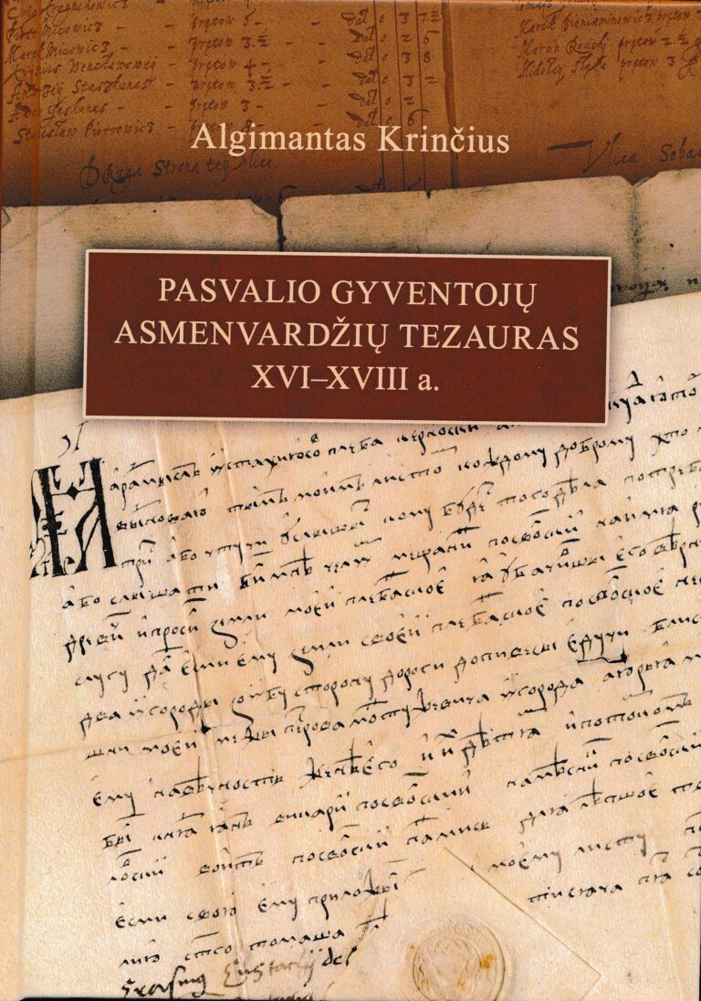 pasvalio gyventojų asmenvardžių tezauras
