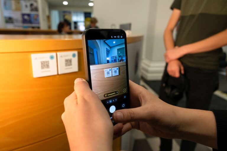 The audio guide offers a convenient way to learn about the library’s history and present day