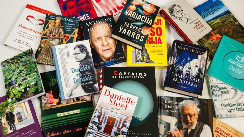 Bibliotekai dovanota 1000 knygų. Dėkojame!