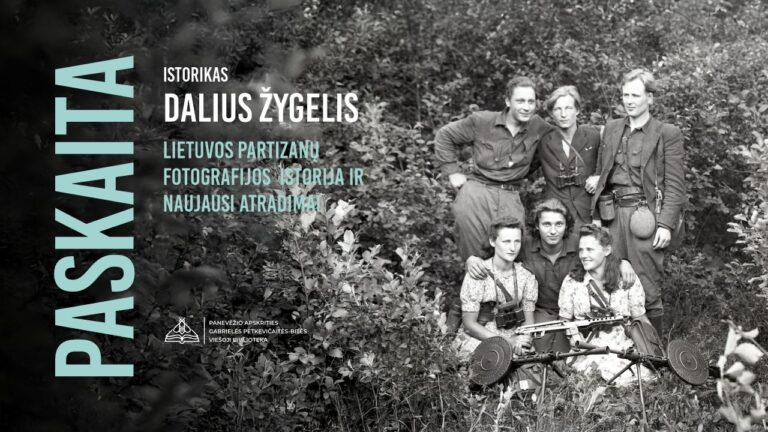 Atrijaus terasoje pristatoma fotografijų paroda „Ramygalos apylinkių partizanai 1944–1946 m.“, o konferencijų salėje istorikas Dalius Žygelis skaitys paskaitą „Lietuvos partizanų fotografijos istorija ir naujausi atradimai“