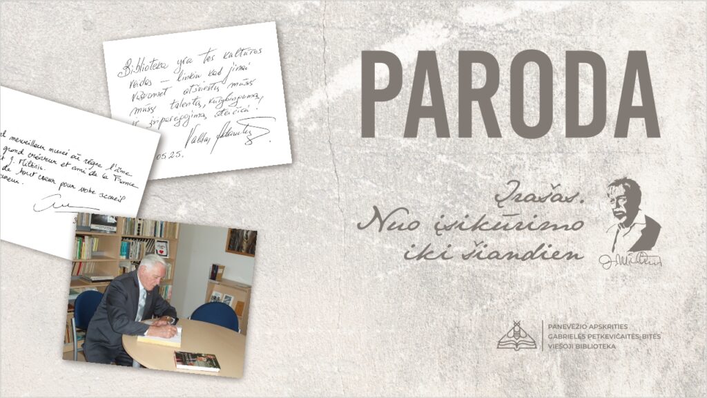 Nauja paroda Juozo Miltinio memorialiniame bute
