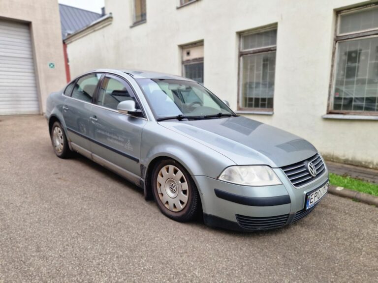 Parduodamas automobilis bibliotekos kieme
