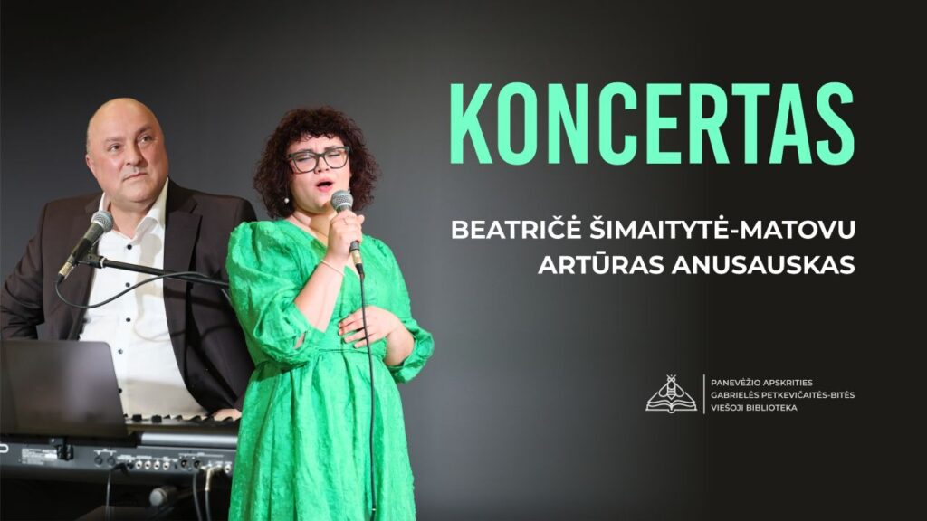 Muzikinis vakaras su Beatriče Šimaityte-Matovu ir Artūru Anusausku