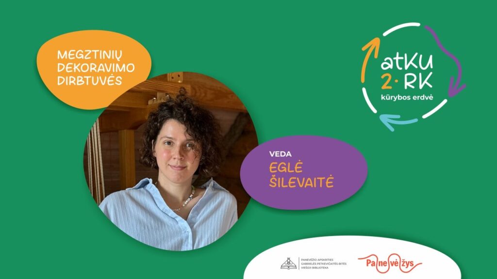 Megztinių dekoravimo dirbtuvės: tvarumas ir buvimas išskirtiniu – suderinami