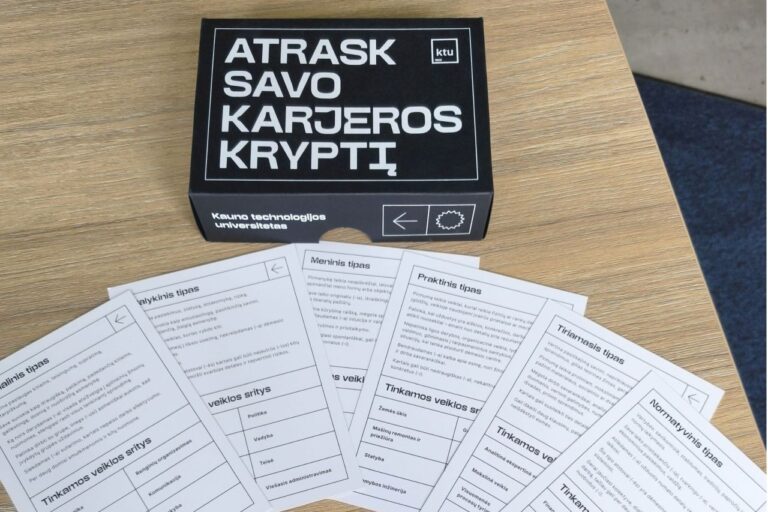 Karjeros užsiėmimas Atrask savo karjeros kryptį