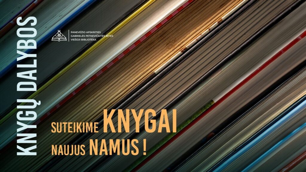 Biblioteka vėl dovanos knygas