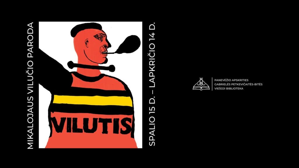 Bibliotekoje – įvairialypė Mikalojaus Povilo Vilučio kūrybos paroda