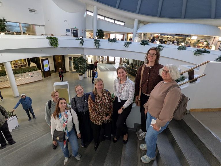 staff members of the Gabrielė Petkevičaitė-Bitė Panevėžys County Public Library took part in a study visit to Tampere City Libraries in Finland