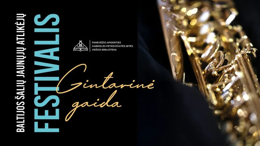 Bibliotekoje aidės „Gintarinė gaida“