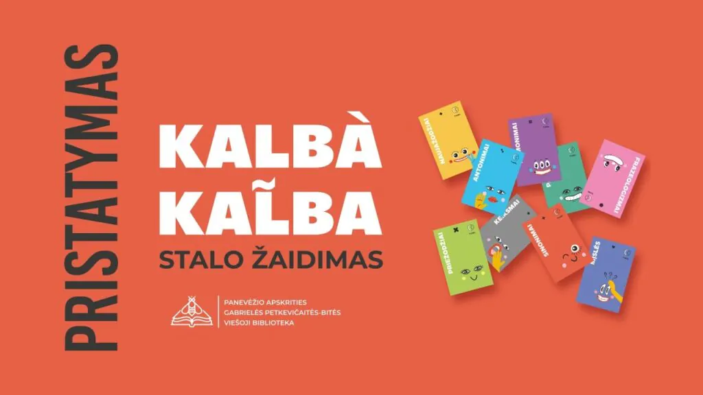 Edukacinio stalo žaidimo „Kalbà kalb̃a“ pristatymas